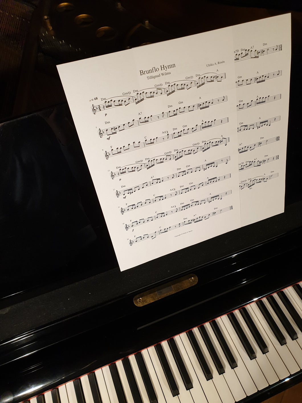 Brunflo Hymn Ulrika A. Rosén Piano