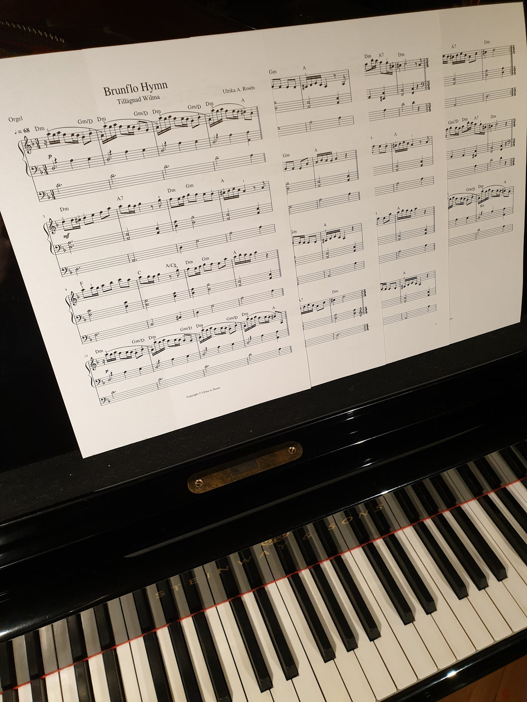 Brunflo Hymn Ulrika A. Rosén Organ/Piano